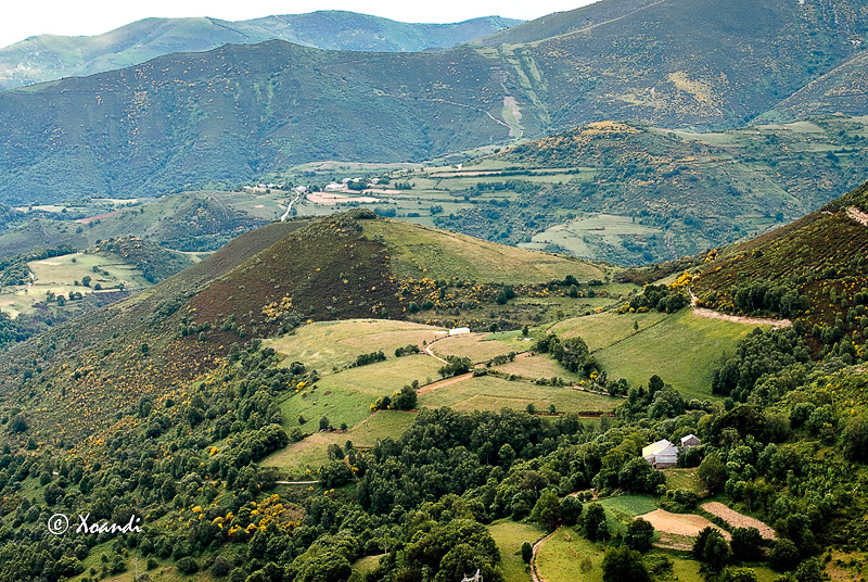 Vista desde O Cebreiro (Galicia)