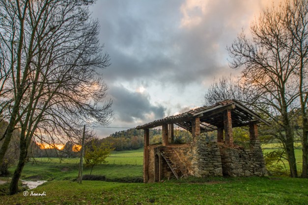 Abandonada en un bello lugar