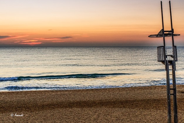 Amanece en Barcelona